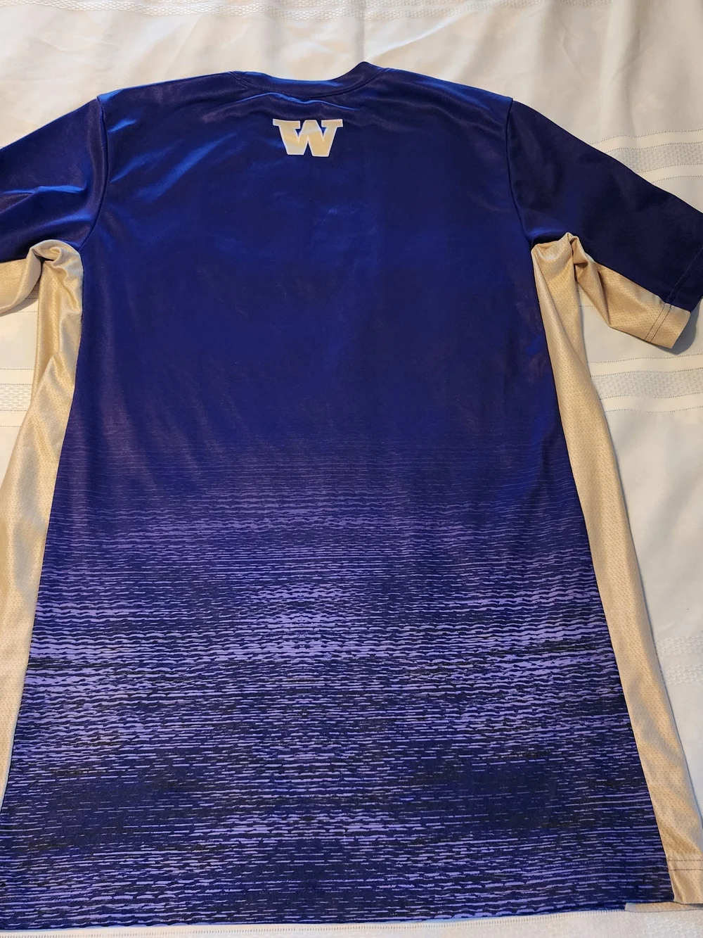 Adidas Kids Washington Purple & Cream Athletic Shirt